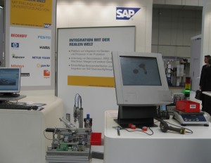 SAP Stand auf der Hannover Messe 2008